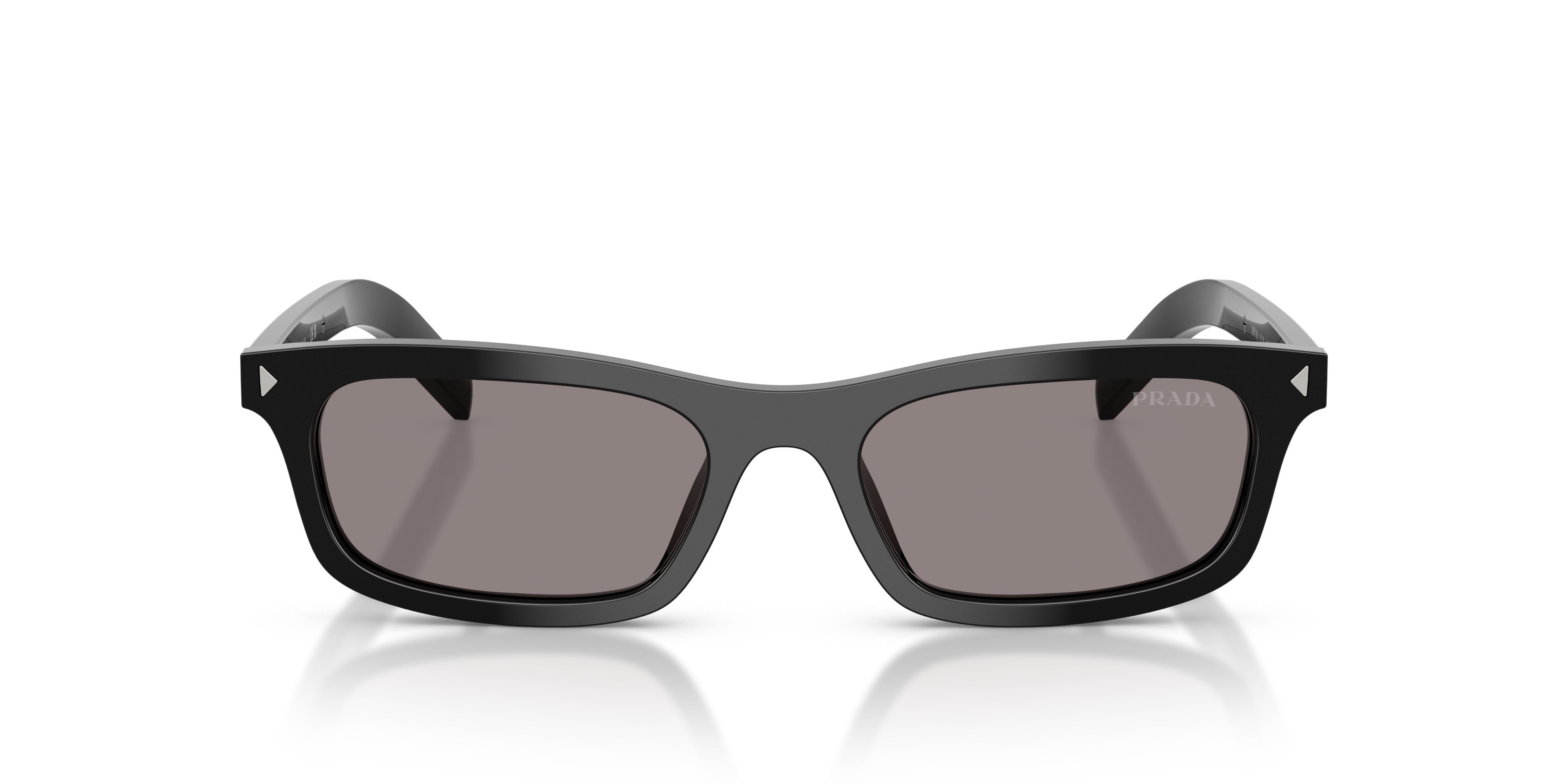Occhiali da sole Prada PR D05S (16K03D) colore nero forma quadrato lenti grigio