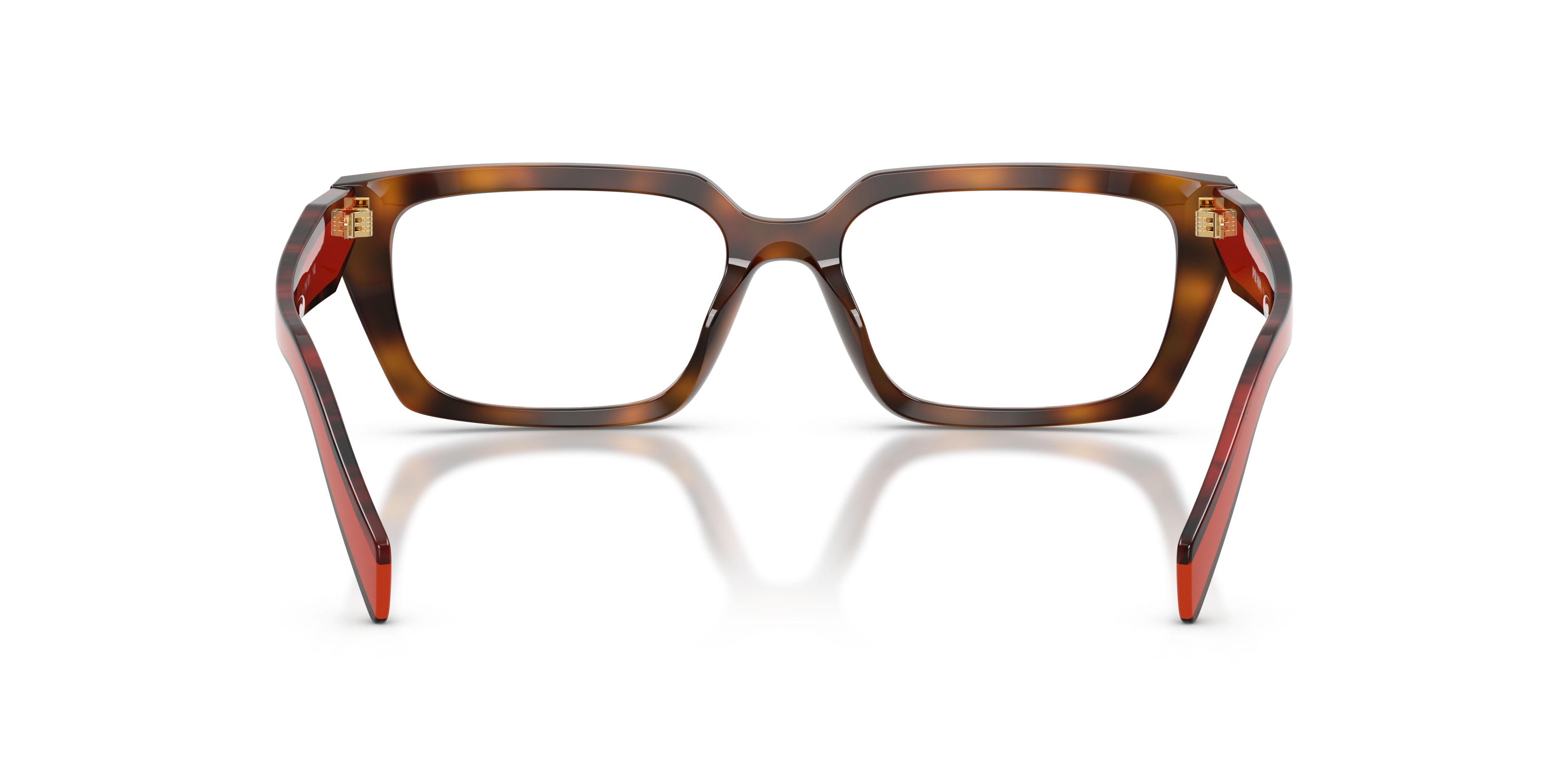 Eyeglasses Prada PR D05V (01K1O1) color havana juniper shape rectangle lenses lente demo