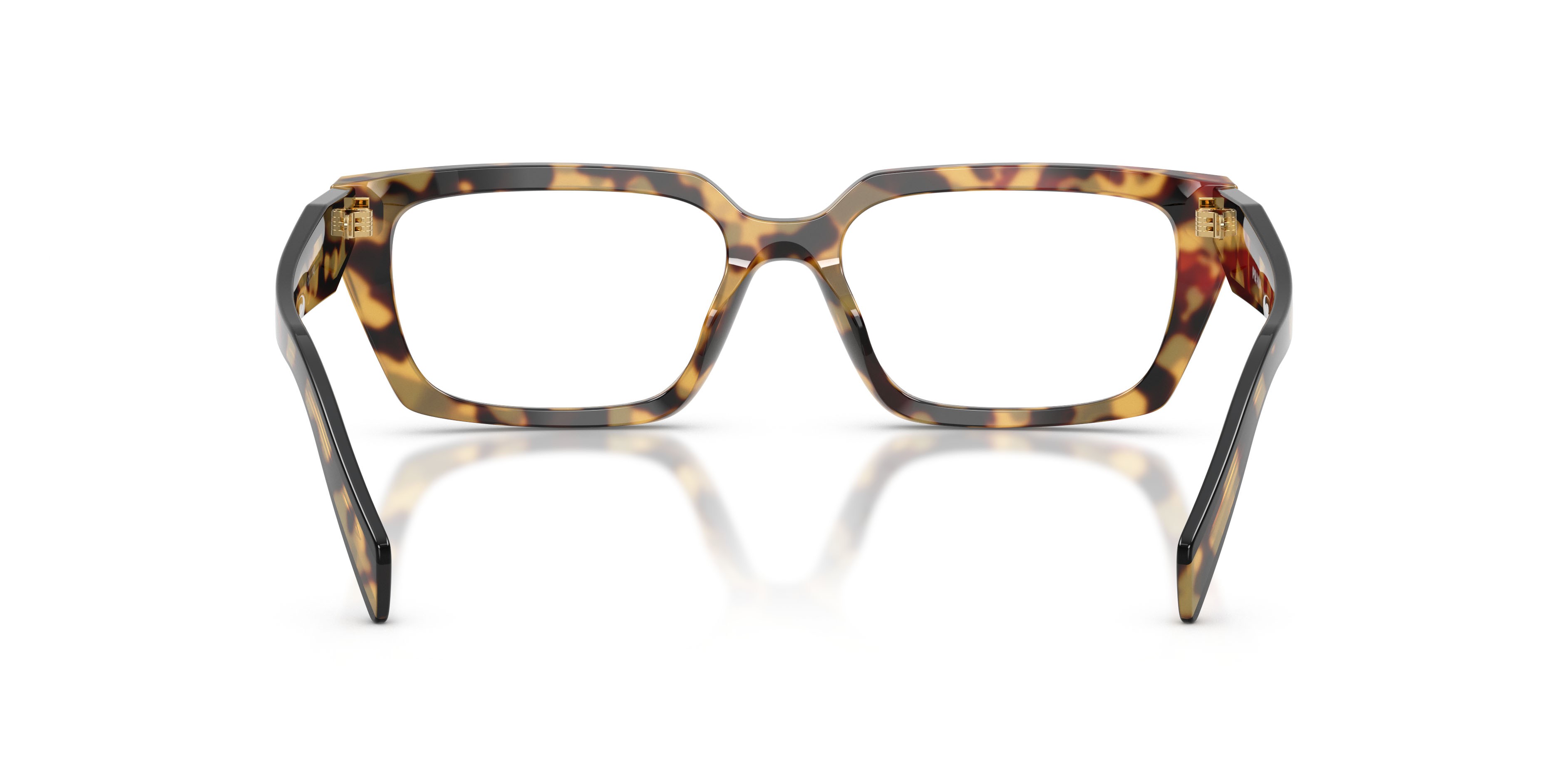 Eyeglasses Prada PR D05V (24L1O1) color havana medio shape rectangle lenses lente demo
