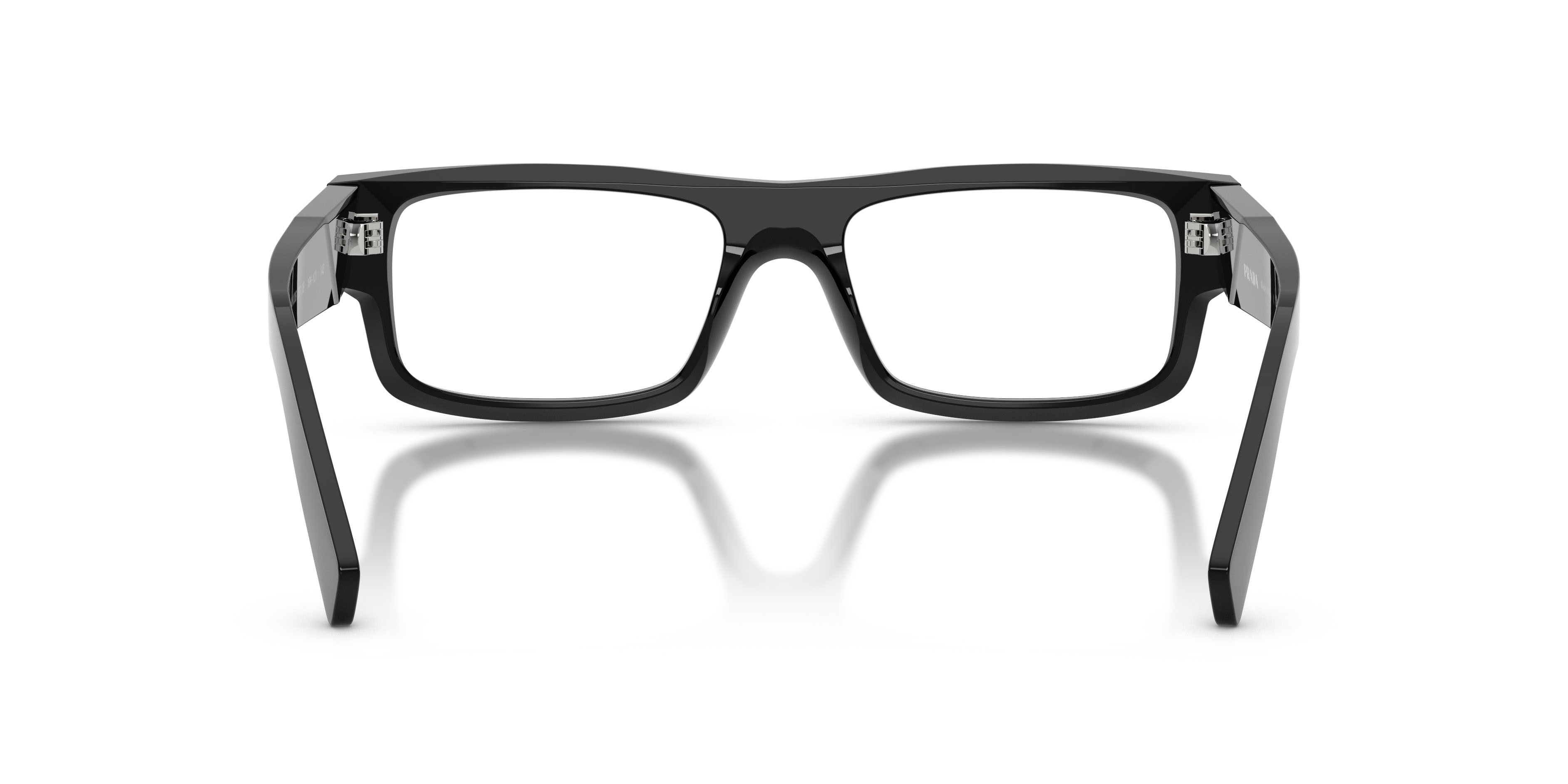 Eyeglasses Prada PR D06V (16K1O1) color nero shape rectangle lenses lente demo