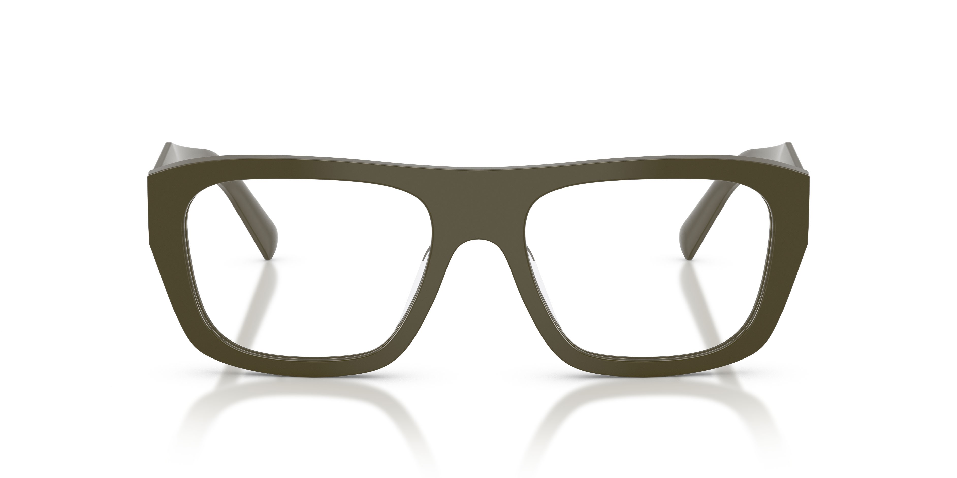 Eyeglasses Prada PR D07VU (26J1O1) color laurel shape rectangle lenses lente demo