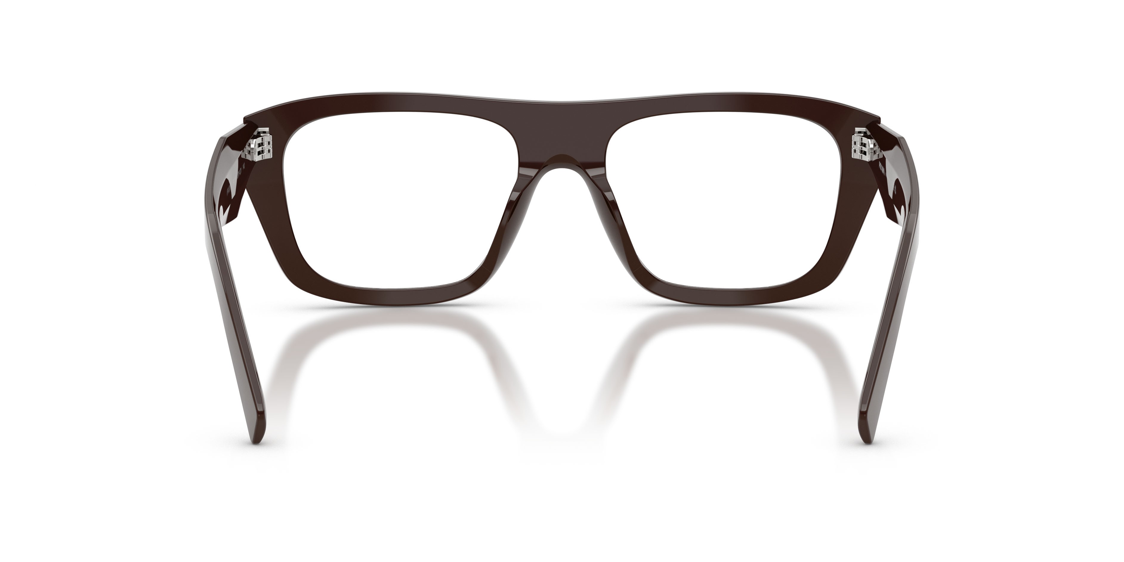 Eyeglasses Prada PR D07VU (27I1O1) color cigar shape rectangle lenses lente demo