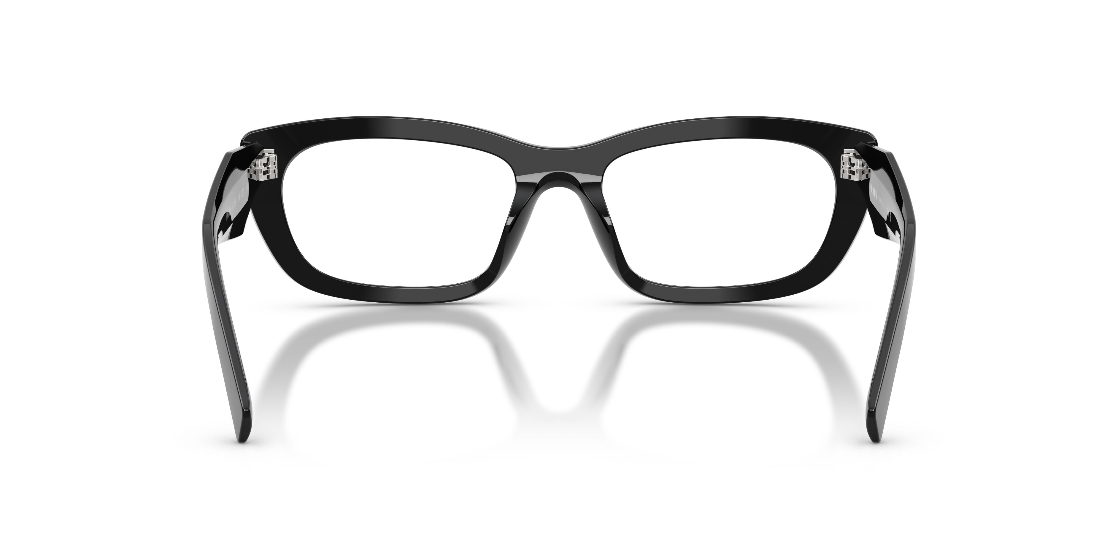 Eyeglasses Prada PR D09V (16K1O1) color nero shape irregular lenses lente demo