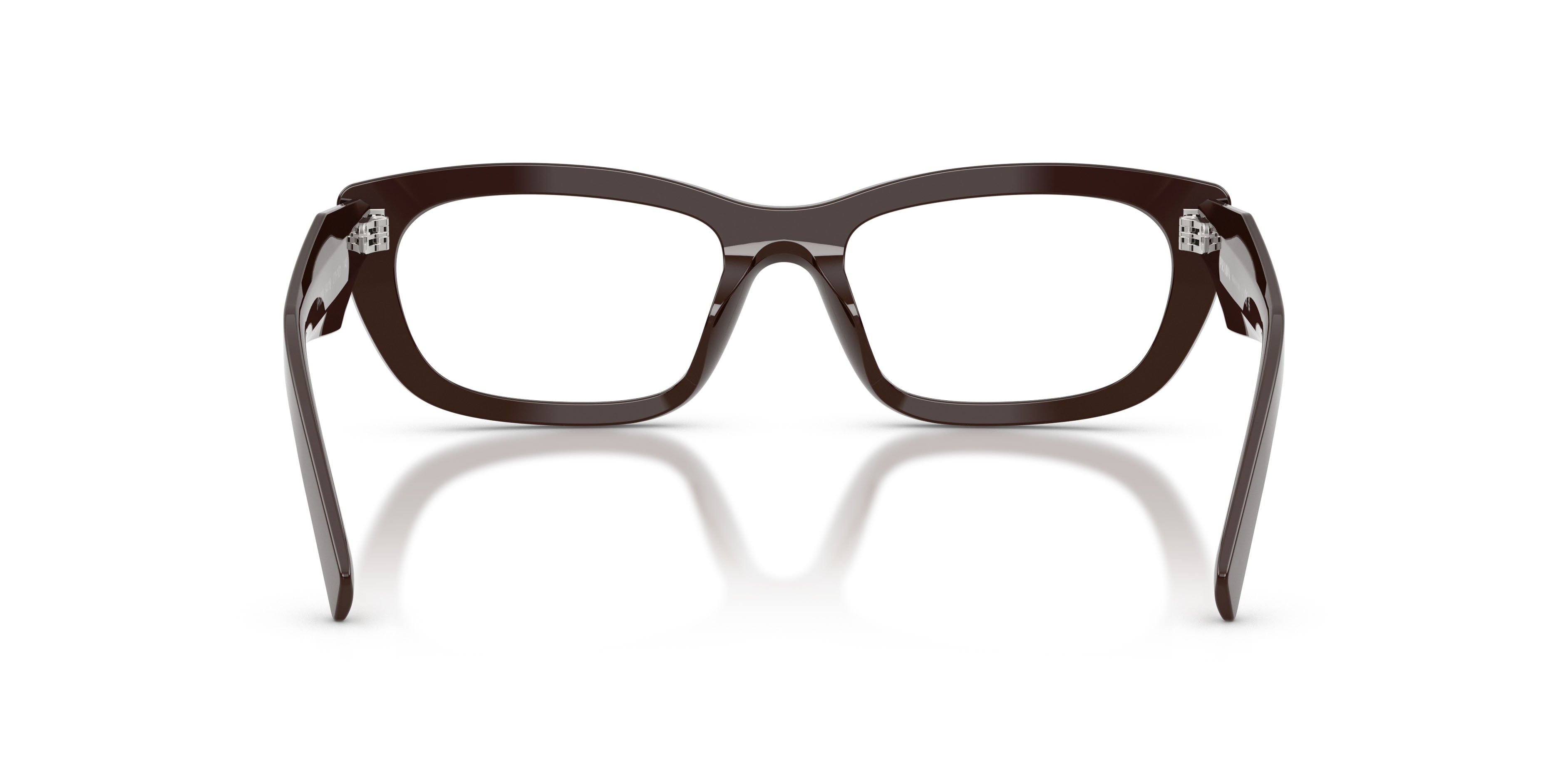 Eyeglasses Prada PR D09V (27I1O1) color cigar shape irregular lenses lente demo