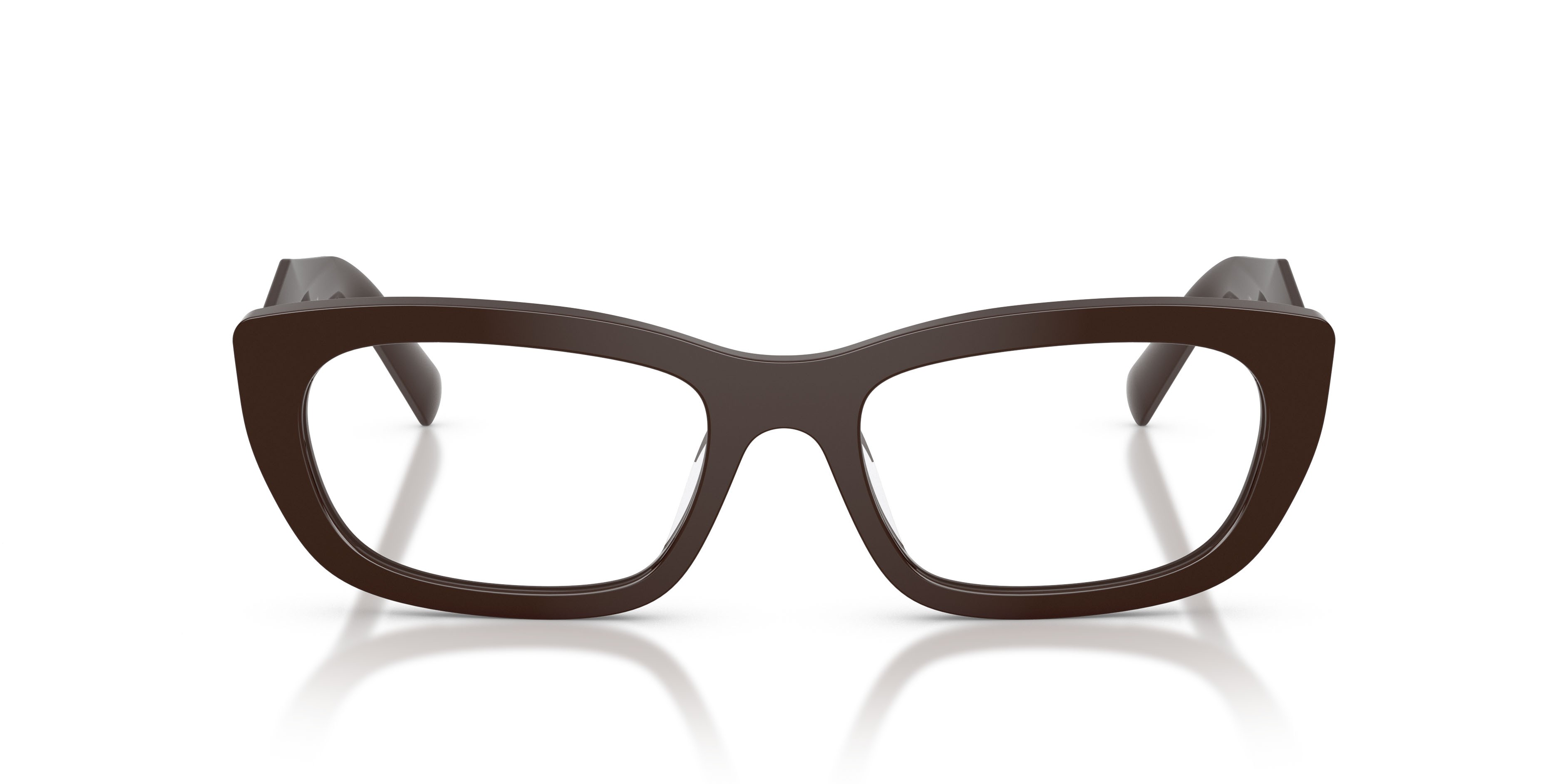 Eyeglasses Prada PR D09V (27I1O1) color cigar shape irregular lenses lente demo
