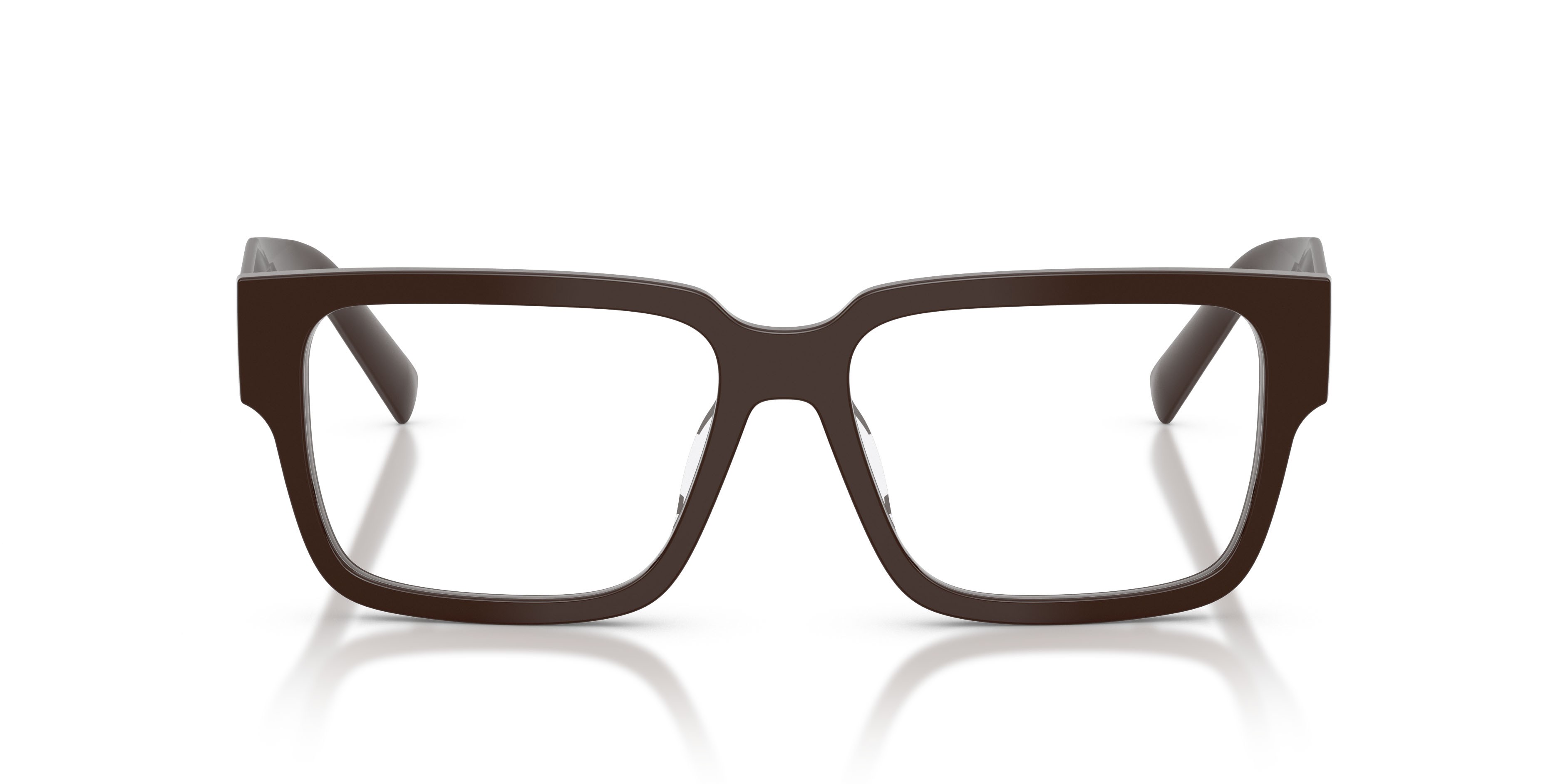 Eyeglasses Prada PR D10VD (27I1O1) color cigar shape rectangle lenses lente demo