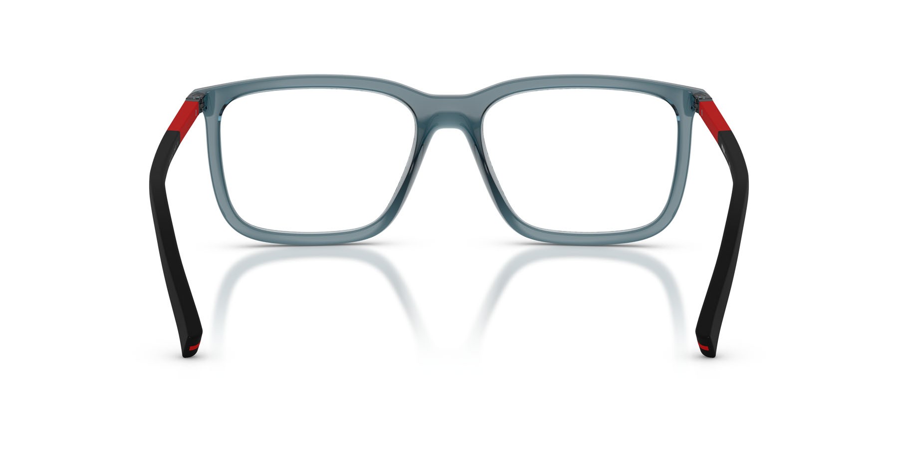 Occhiali da vista Prada Linea Rossa PS 01SV (CZH1O1) colore blu trasparente forma quadrato lenti lente demo