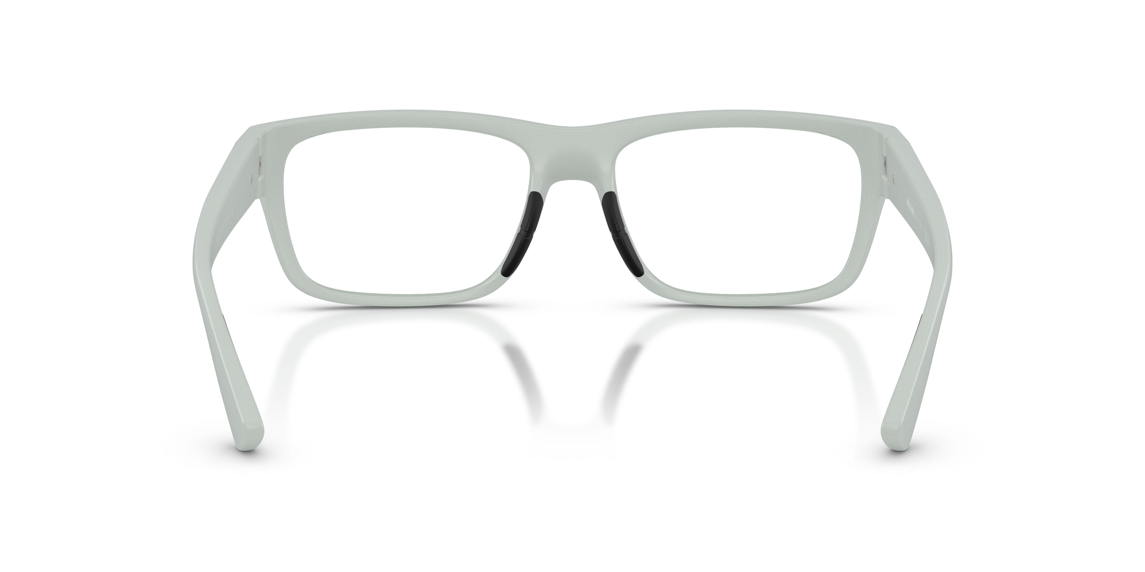 Occhiali da vista Prada Linea Rossa PS 02TV (25H1O1) colore grigio trasparente forma quadrato lenti lente demo