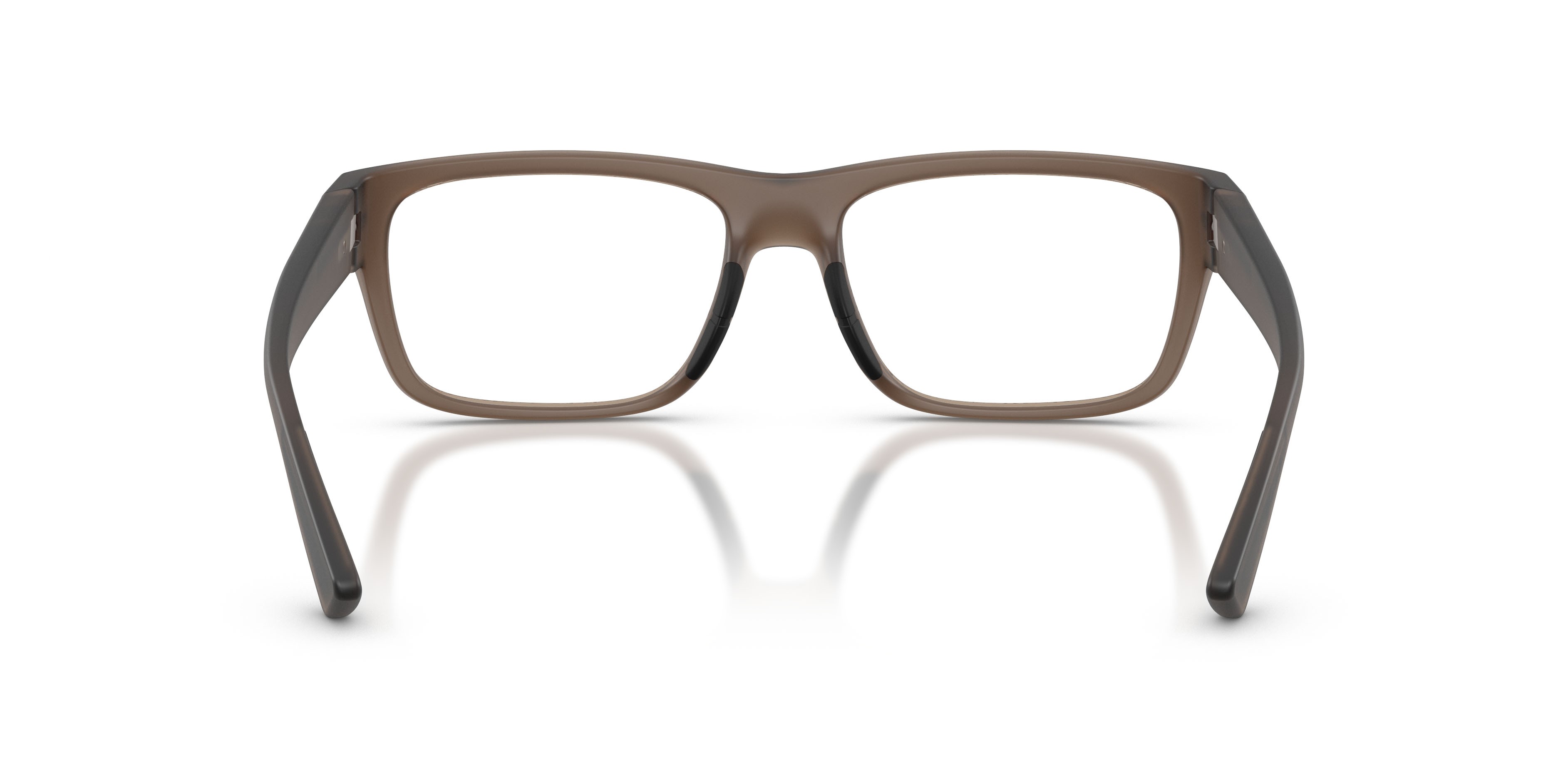 Occhiali da vista Prada Linea Rossa PS 02TV (29F1O1) colore frosted brown forma quadrato lenti lente demo