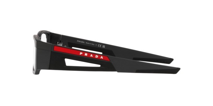 Brillen Prada Linea Rossa PS 03PV (11C1O1) farbe grigio opaco form quadratisch gläser lente demo