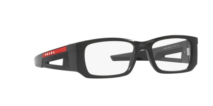 Brillen Prada Linea Rossa PS 03PV (11C1O1) farbe grigio opaco form quadratisch gläser lente demo