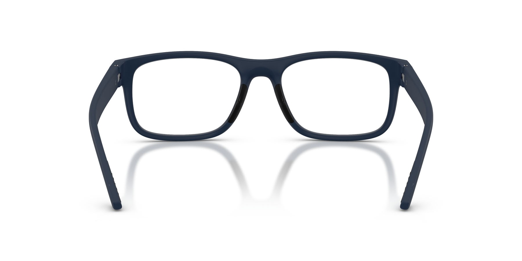 Occhiali da vista Prada Linea Rossa PS 04QV (MAG1O1) colore blu opaco forma rettangolare lenti lente demo