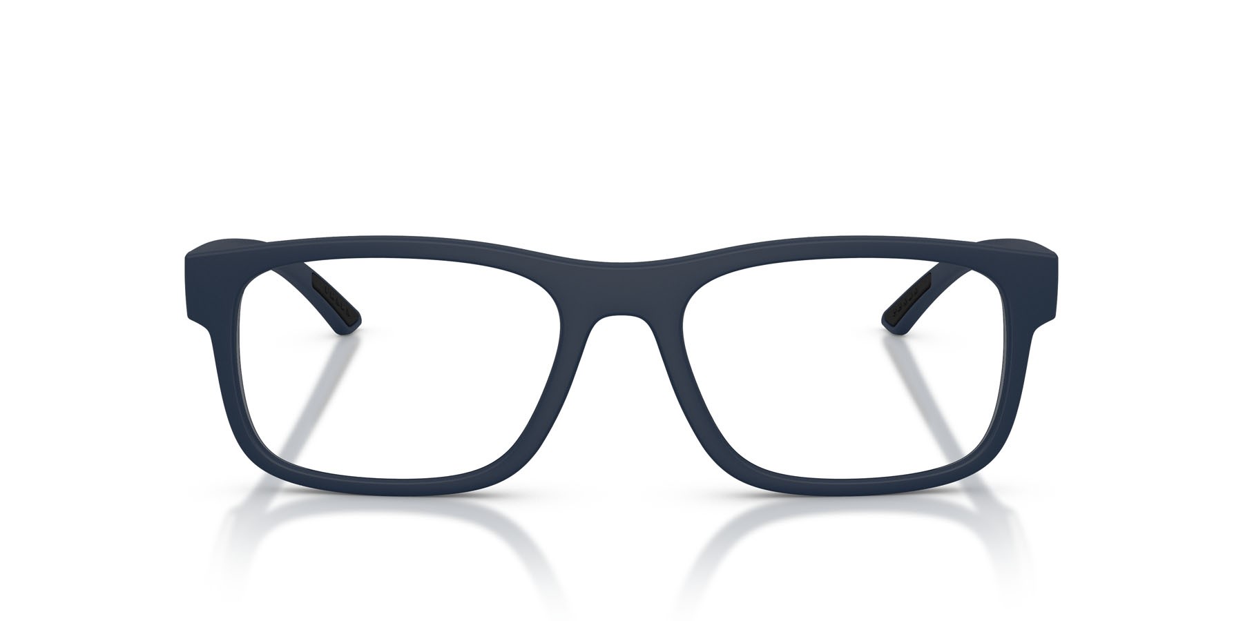 Occhiali da vista Prada Linea Rossa PS 04QV (MAG1O1) colore blu opaco forma rettangolare lenti lente demo