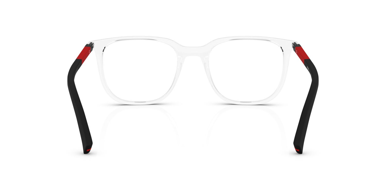Occhiali da vista Prada Linea Rossa PS 04RV (2AZ1O1) colore trasparente forma quadrato lenti lente demo