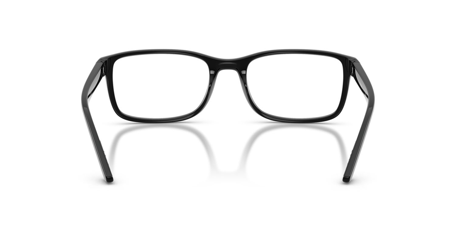 Occhiali da vista Prada Linea Rossa PS 06RV (1AB1O1) colore nero forma quadrato lenti lente demo