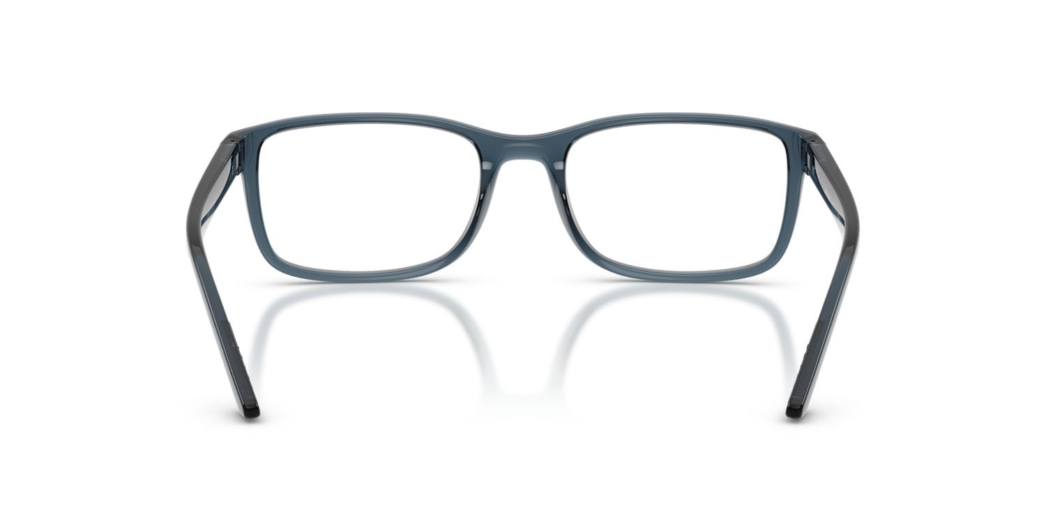 Occhiali da vista Prada Linea Rossa PS 06RV (CZH1O1) colore azzurro trasparente forma quadrato lenti lente demo