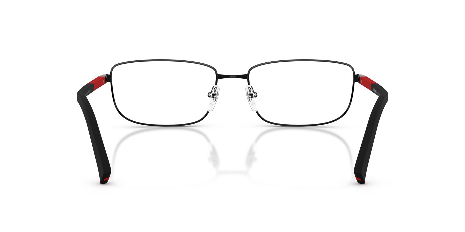 Occhiali da vista Prada Linea Rossa PS 50SV (1AB1O1) colore nero forma quadrato lenti lente demo