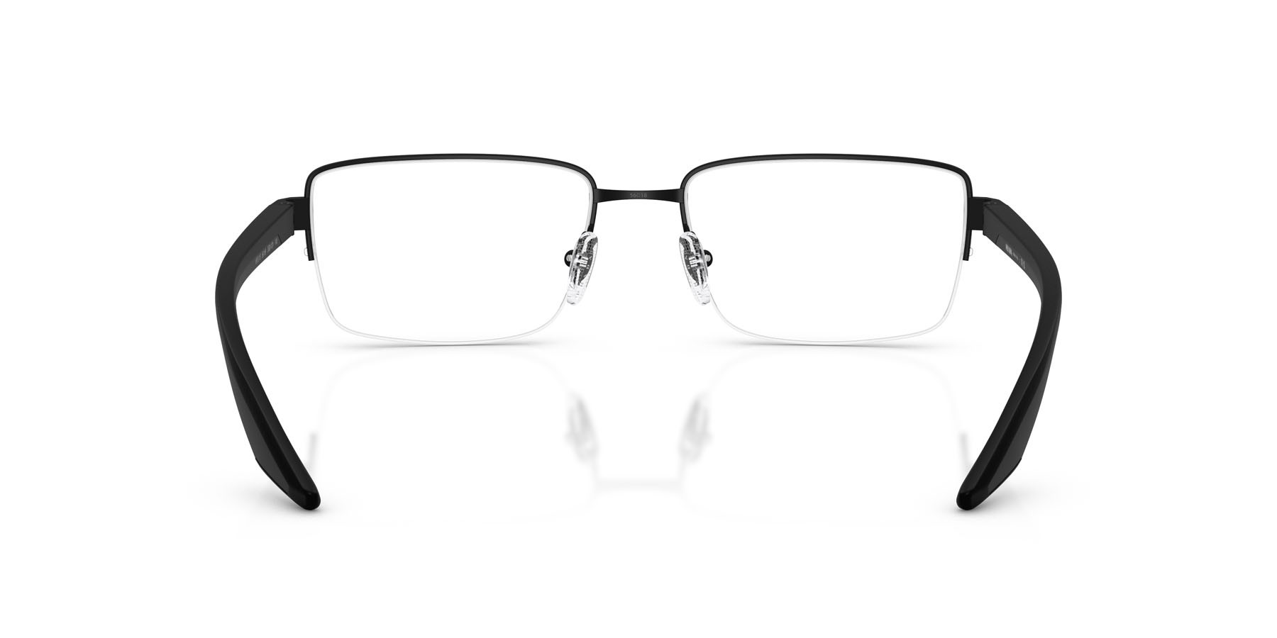 Occhiali da vista Prada Linea Rossa PS 51SV (DG01O1) colore nero gommato forma quadrato lenti lente demo