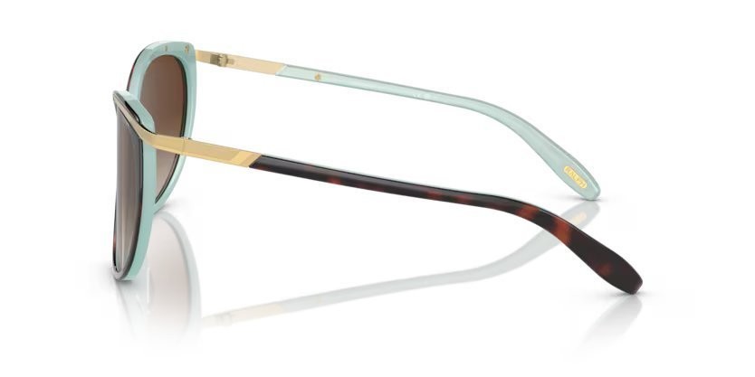 Sunglasses Ralph  RA 5150 (601/3B) color havana on acquamarine shape cat eye lenses marrone sfumato