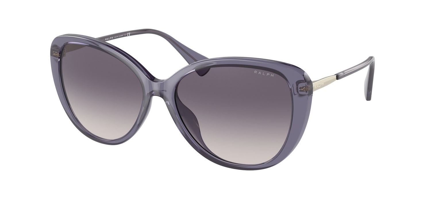 Sonnenbrillen Ralph RA 5288U (600536) farbe violetto opalino brillante form schmetterling gläser violetto sfumato