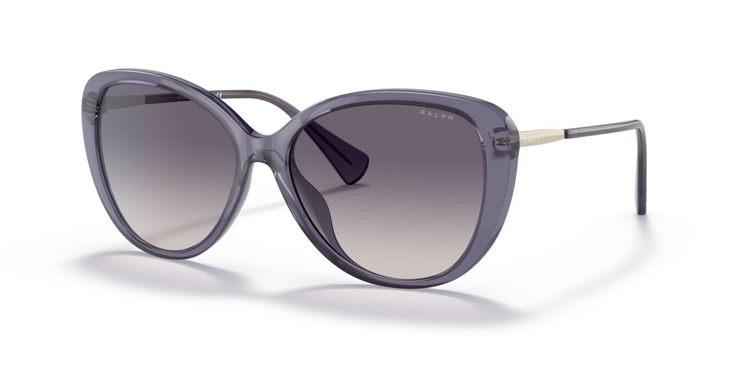 Sonnenbrillen Ralph RA 5288U (600536) farbe violetto opalino brillante form schmetterling gläser violetto sfumato