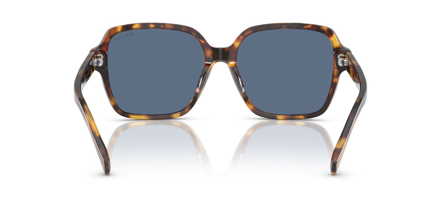 Sunglasses Ralph RA 5304U (513480) color havana lucido shape square lenses blu scuro