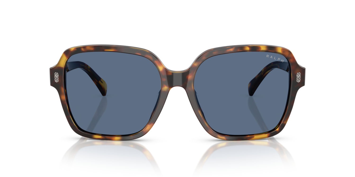 Sunglasses Ralph RA 5304U (513480) color havana lucido shape square lenses blu scuro