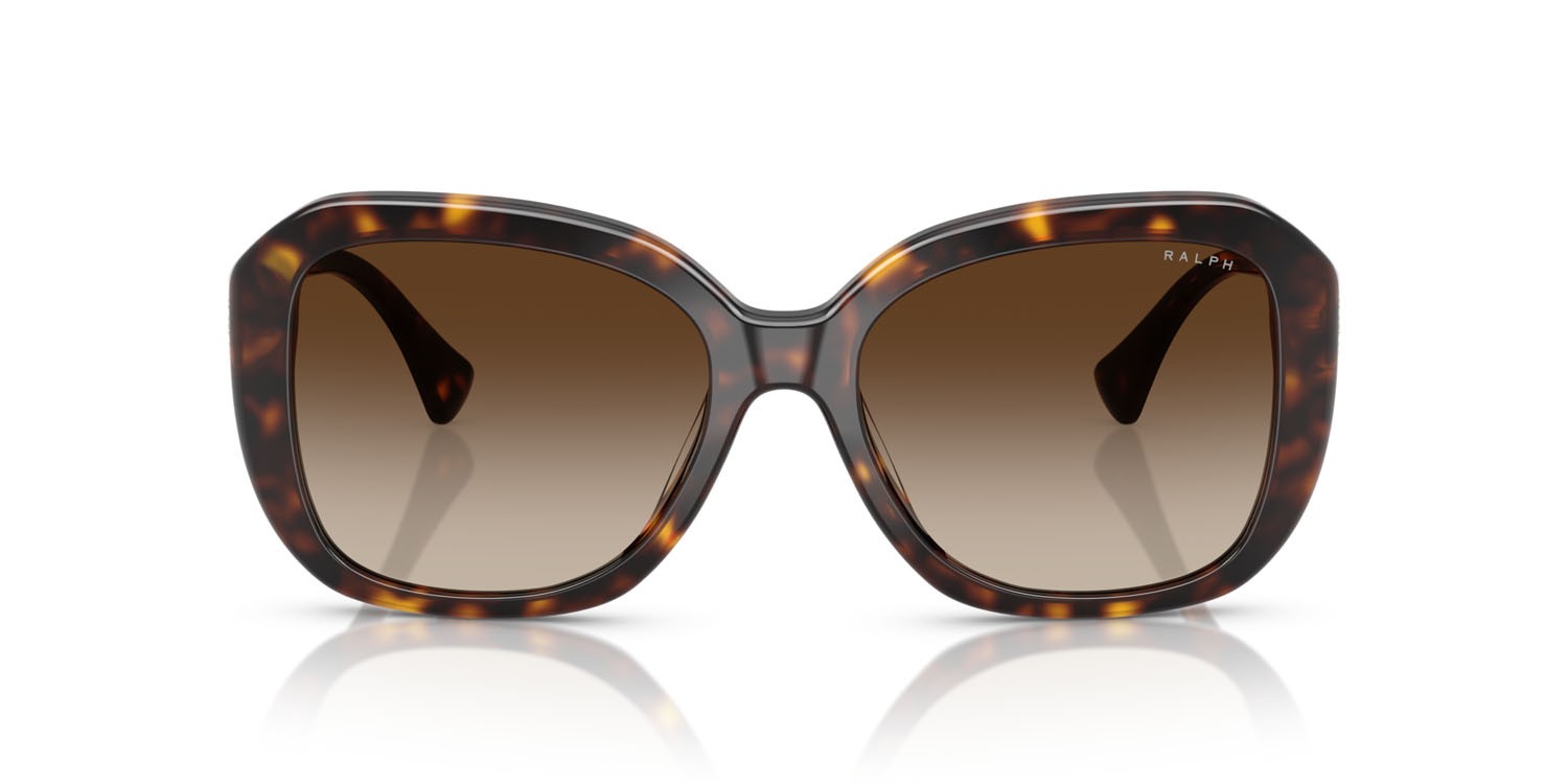 Sunglasses Ralph RA 5321U (500313) color havana marrone brillante shape square lenses marrone sfumato
