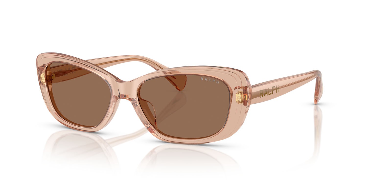 Sunglasses Ralph RA 5322U (621173) color marrone chiaro brillante shape rectangle lenses marrone