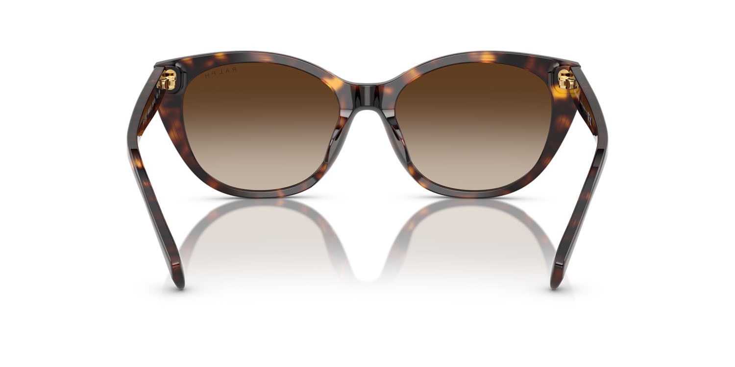 Sunglasses Ralph RA 5324U (500313) color havana scuro lucido shape square lenses marrone sfumato