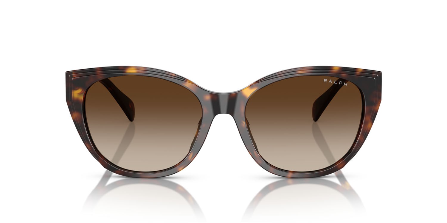 Sunglasses Ralph RA 5324U (500313) color havana scuro lucido shape square lenses marrone sfumato