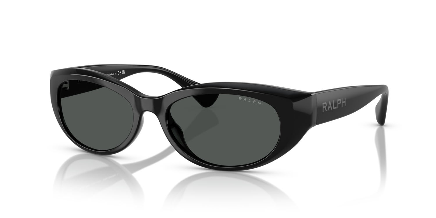 Sonnenbrillen Ralph RA 5327U (500187) farbe nero lucido form oval gläser grigio scuro