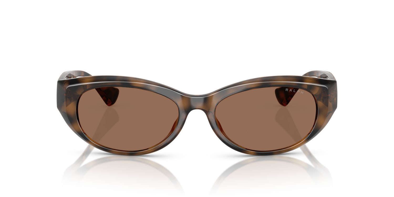 Sonnenbrillen Ralph RA 5327U (614973) farbe havana scuro lucido form oval gläser marrone scuro