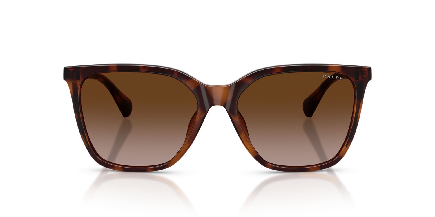 Sunglasses Ralph RA 5328U (614913) color havana scuro lucido shape square lenses marrone sfumato