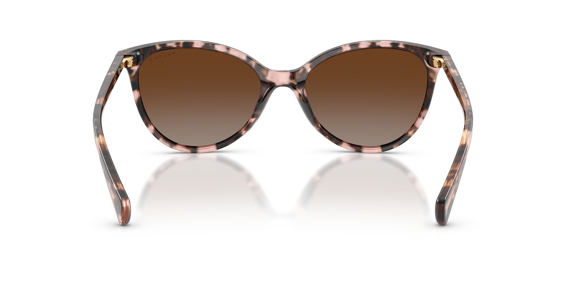 Sunglasses Ralph RA 5339U (6058T5) color havana rosa shape pantos lenses polarizzata marrone sfumato