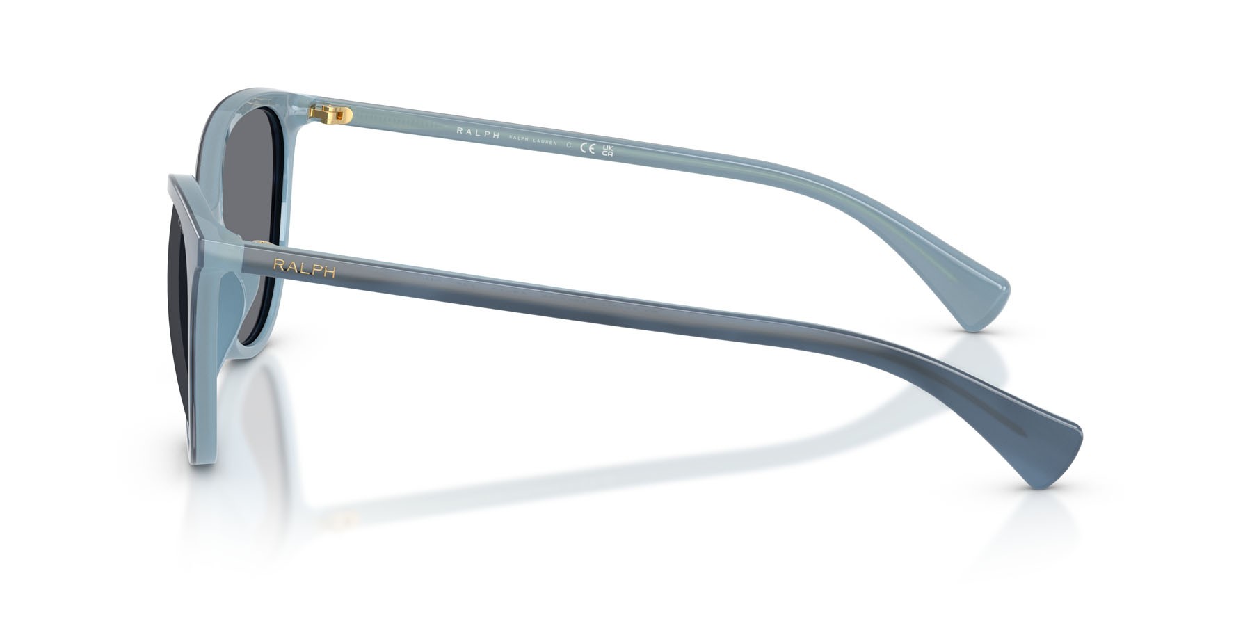 Sunglasses Ralph RA 5339U (629287) color striato blu shape pantos lenses grigio