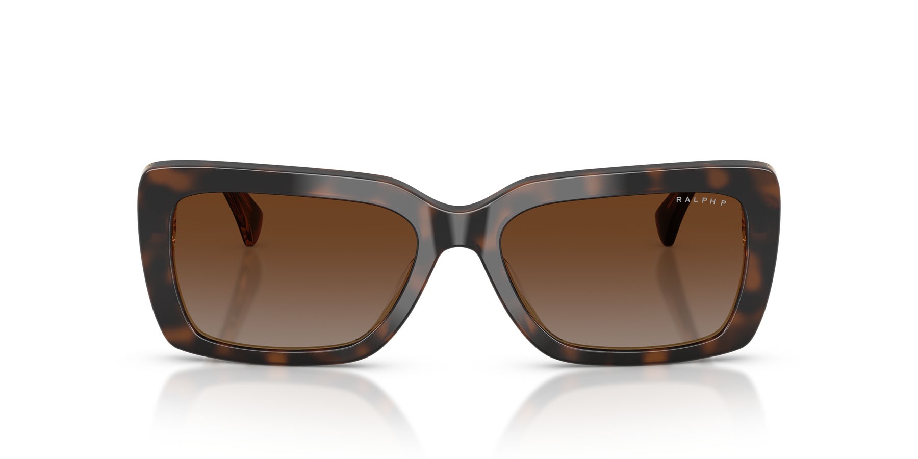 Sunglasses Ralph RA 5342U (6294T5) color tartarugato shape rectangle lenses polarized marrone sfumata