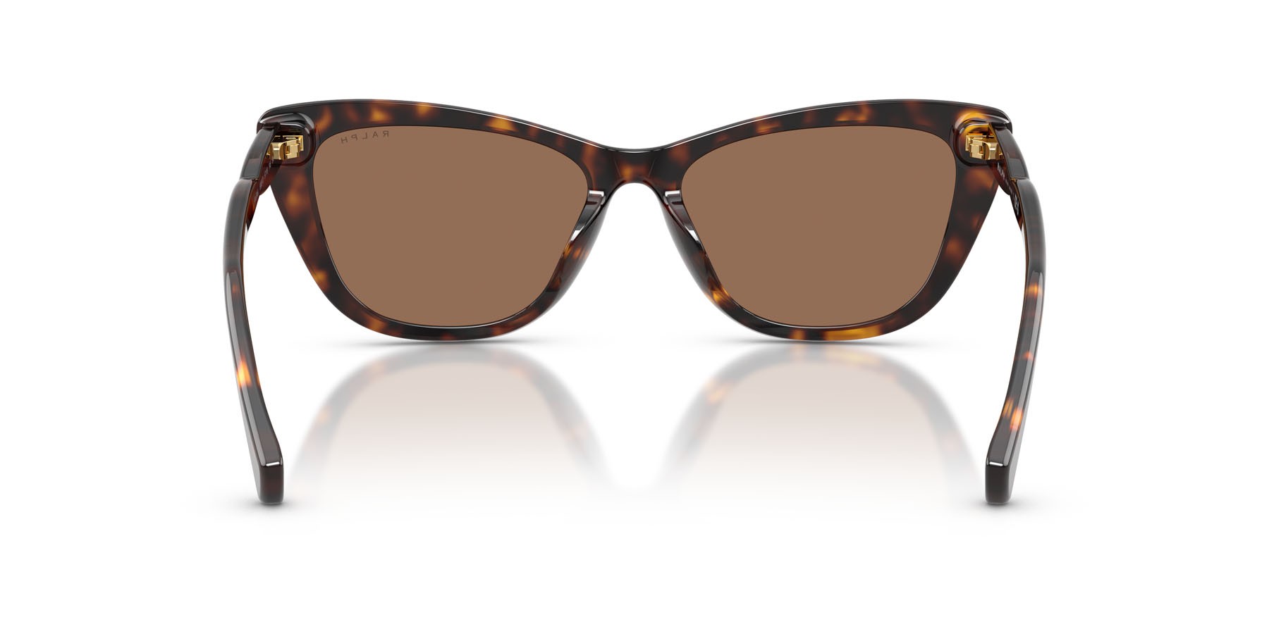 Sunglasses Ralph RA 5346U (500373) color havana scuro lucido shape cat eye lenses marrone