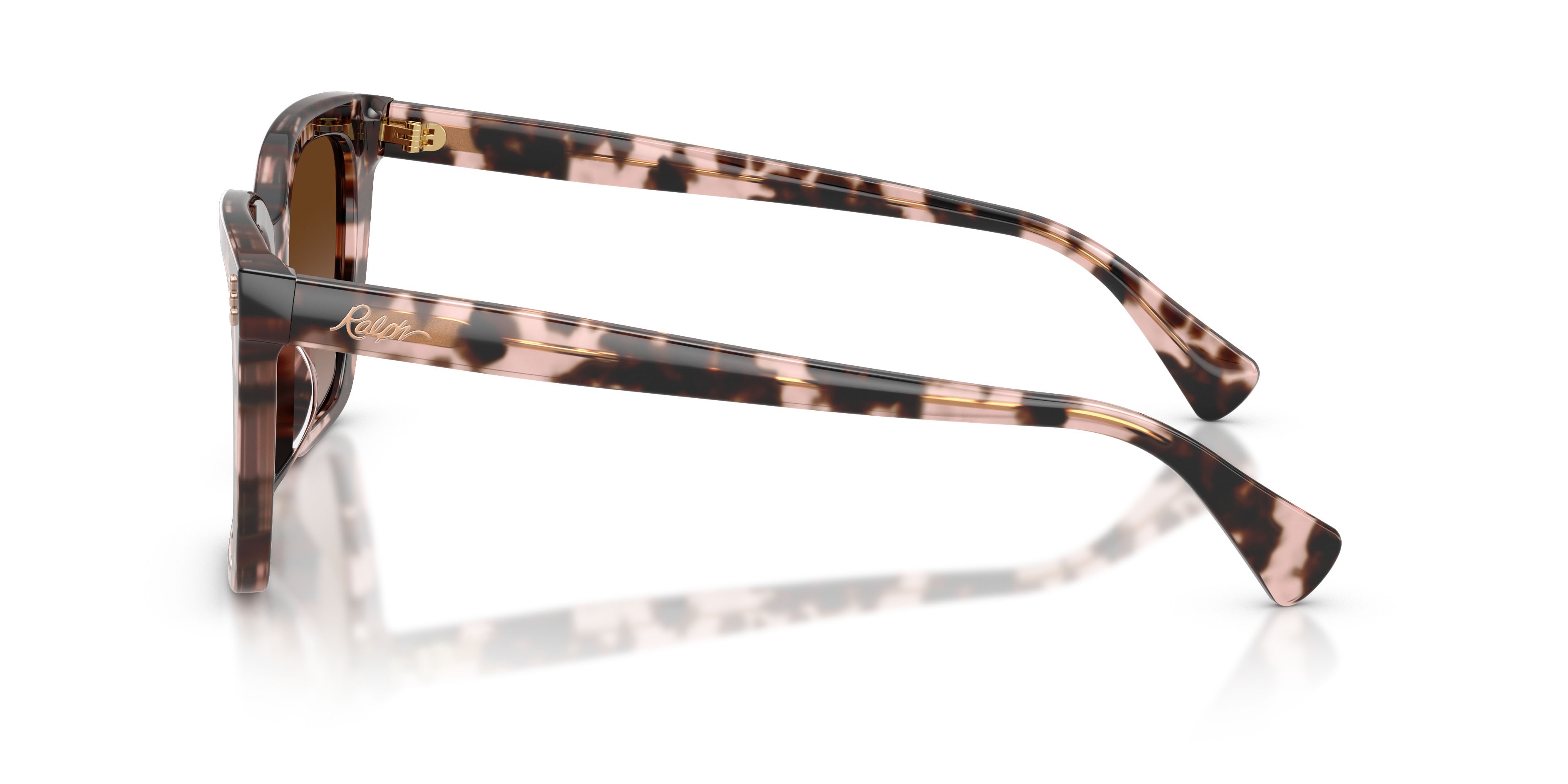 Sunglasses Ralph RA 5349U (605813) color havana rosa shape square lenses marrone sfumato