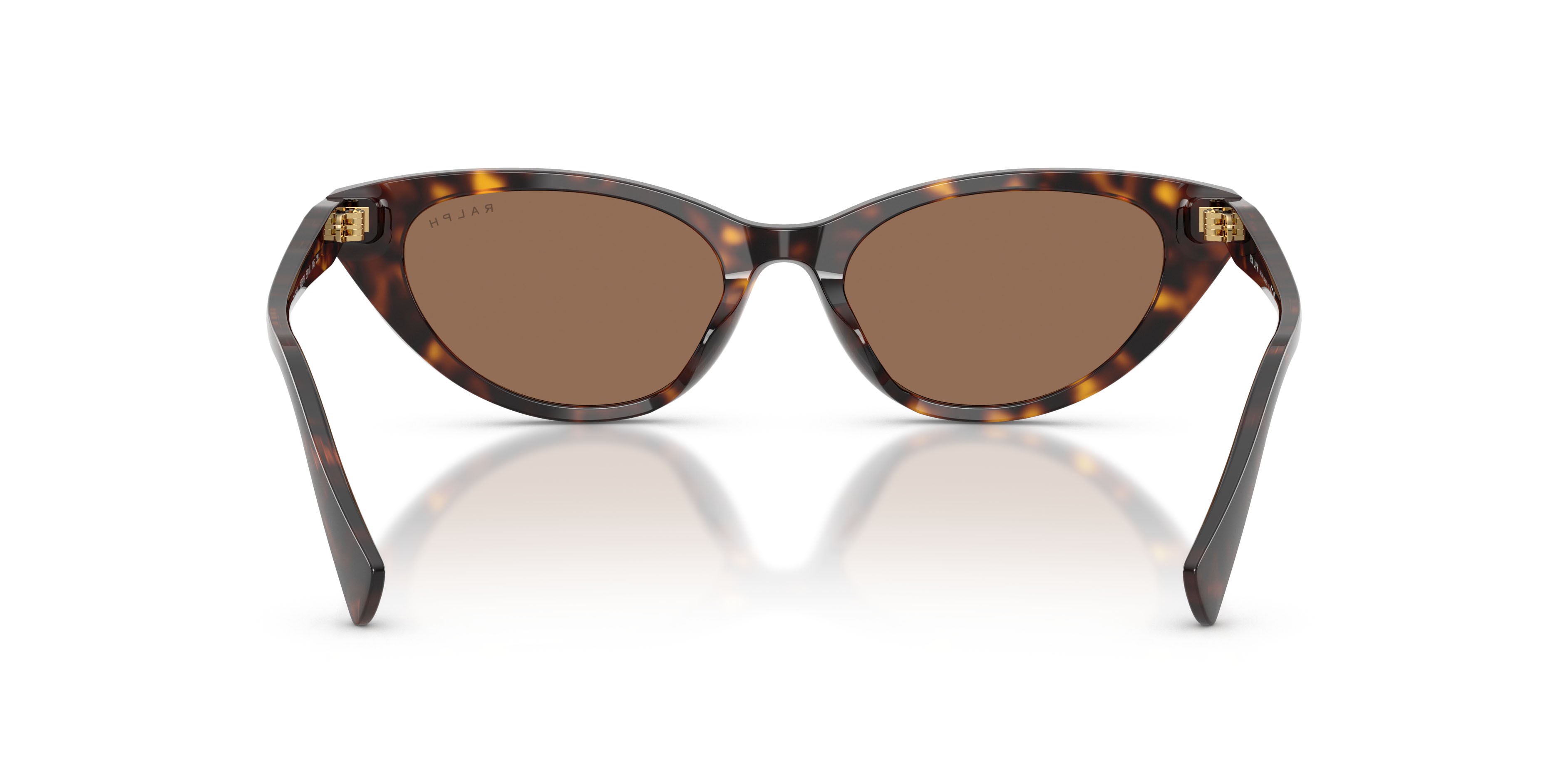 Sunglasses Ralph RA 5352U (500373) color havana scuro lucido shape cat eye lenses marrone