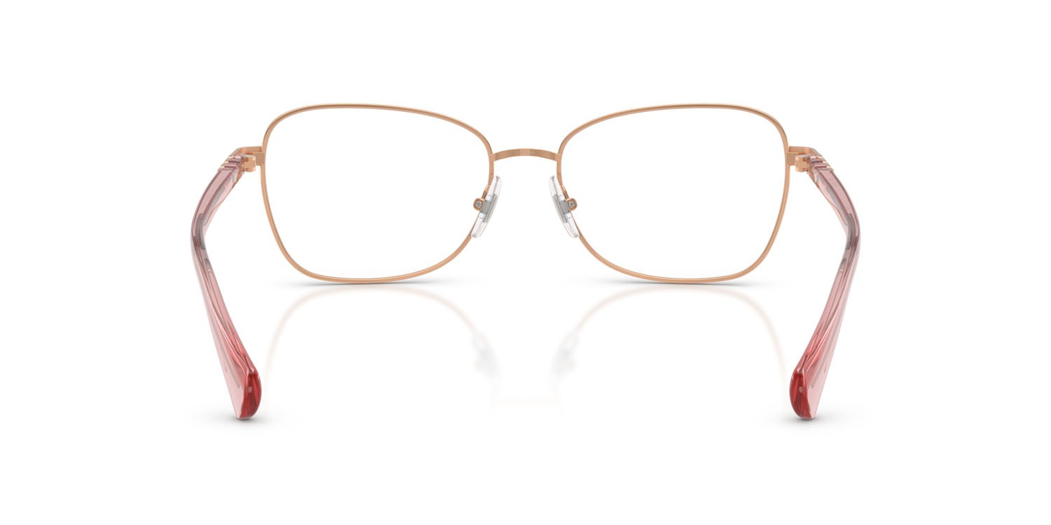 Eyeglasses Ralph RA 6062 (9427) color rose gold lucido shape square lenses lente demo