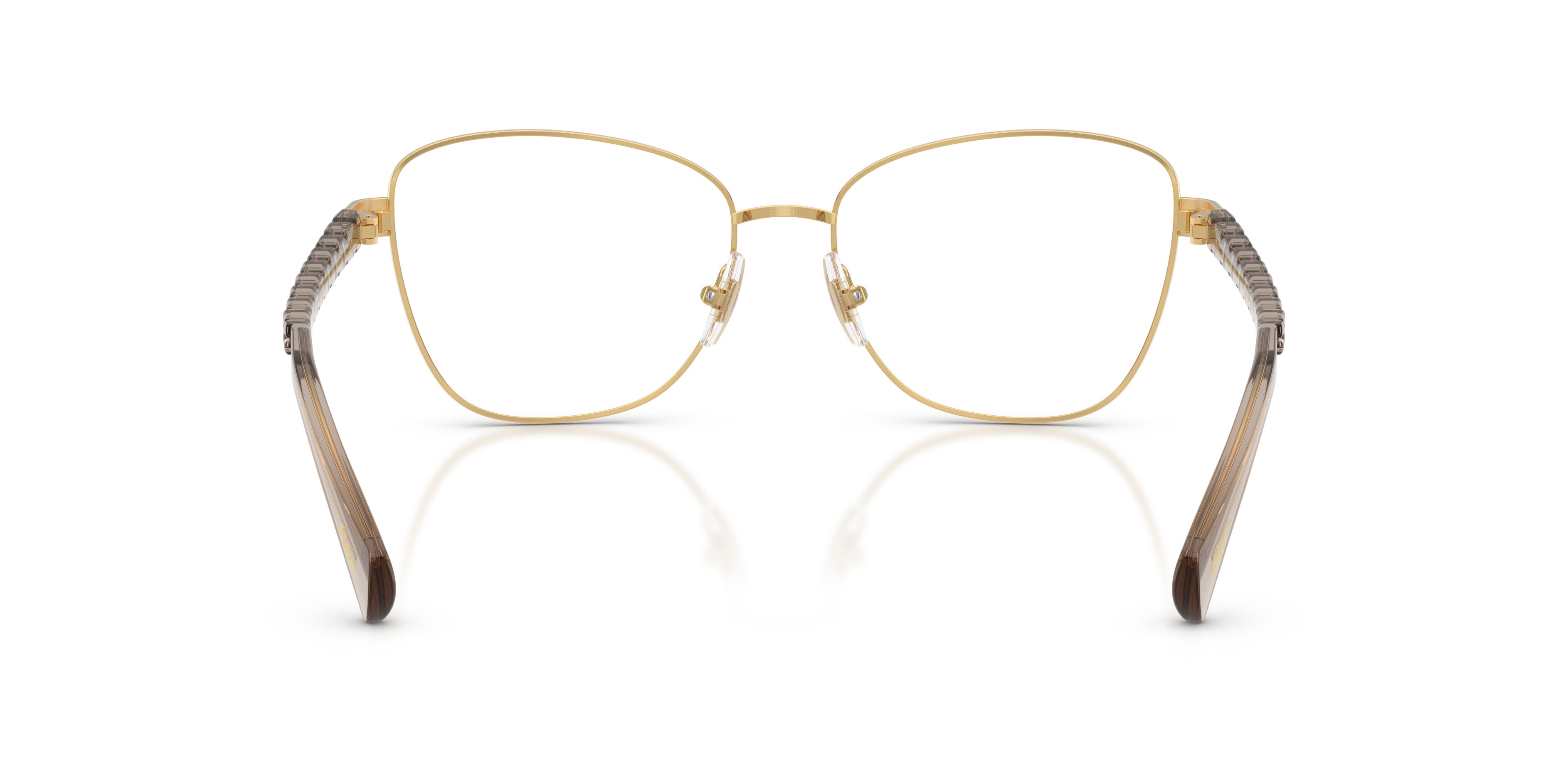 Eyeglasses Ralph RA 6064 (9493) color oro lucido shape irregular lenses lente demo