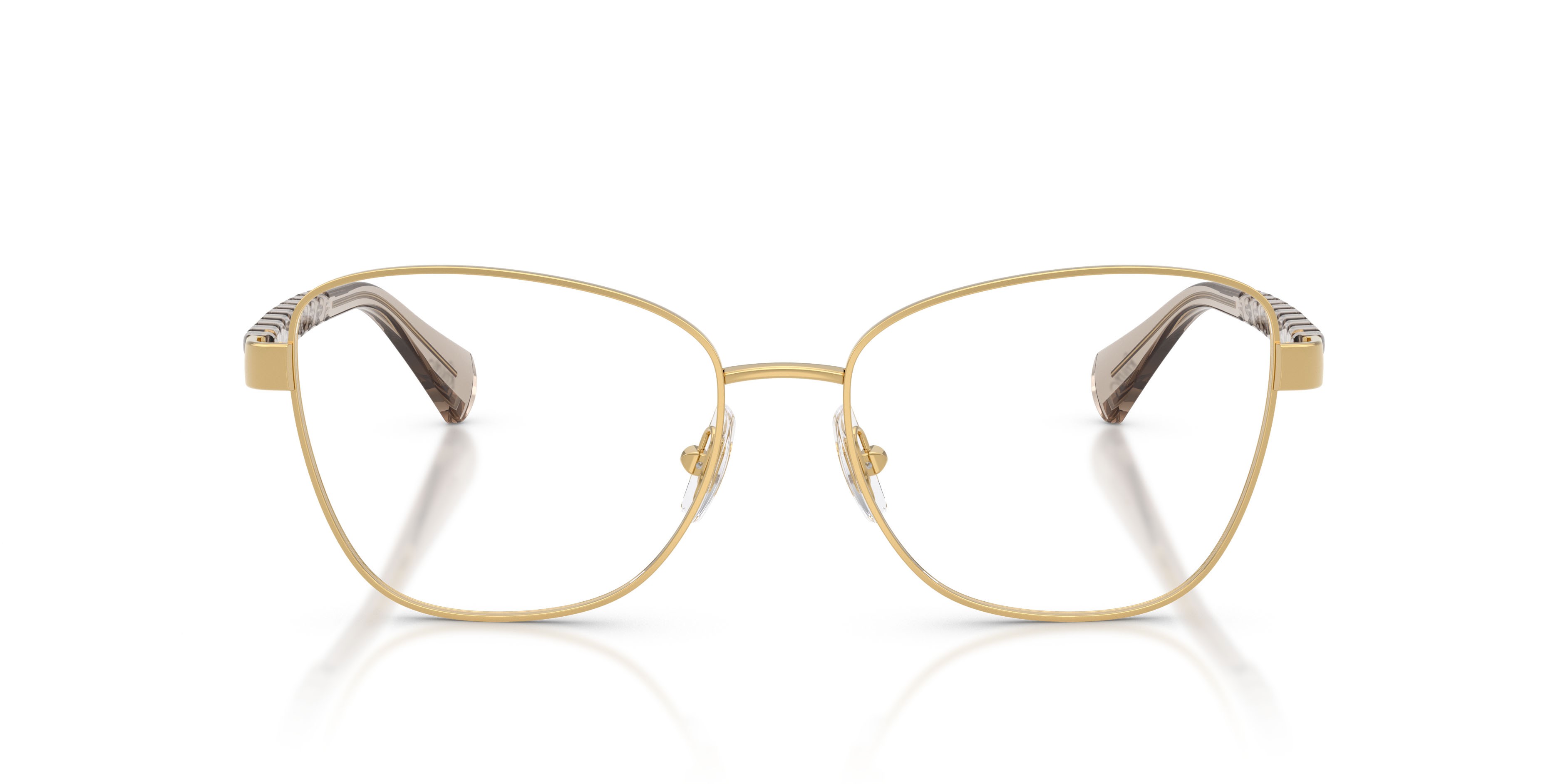 Eyeglasses Ralph RA 6064 (9493) color oro lucido shape irregular lenses lente demo