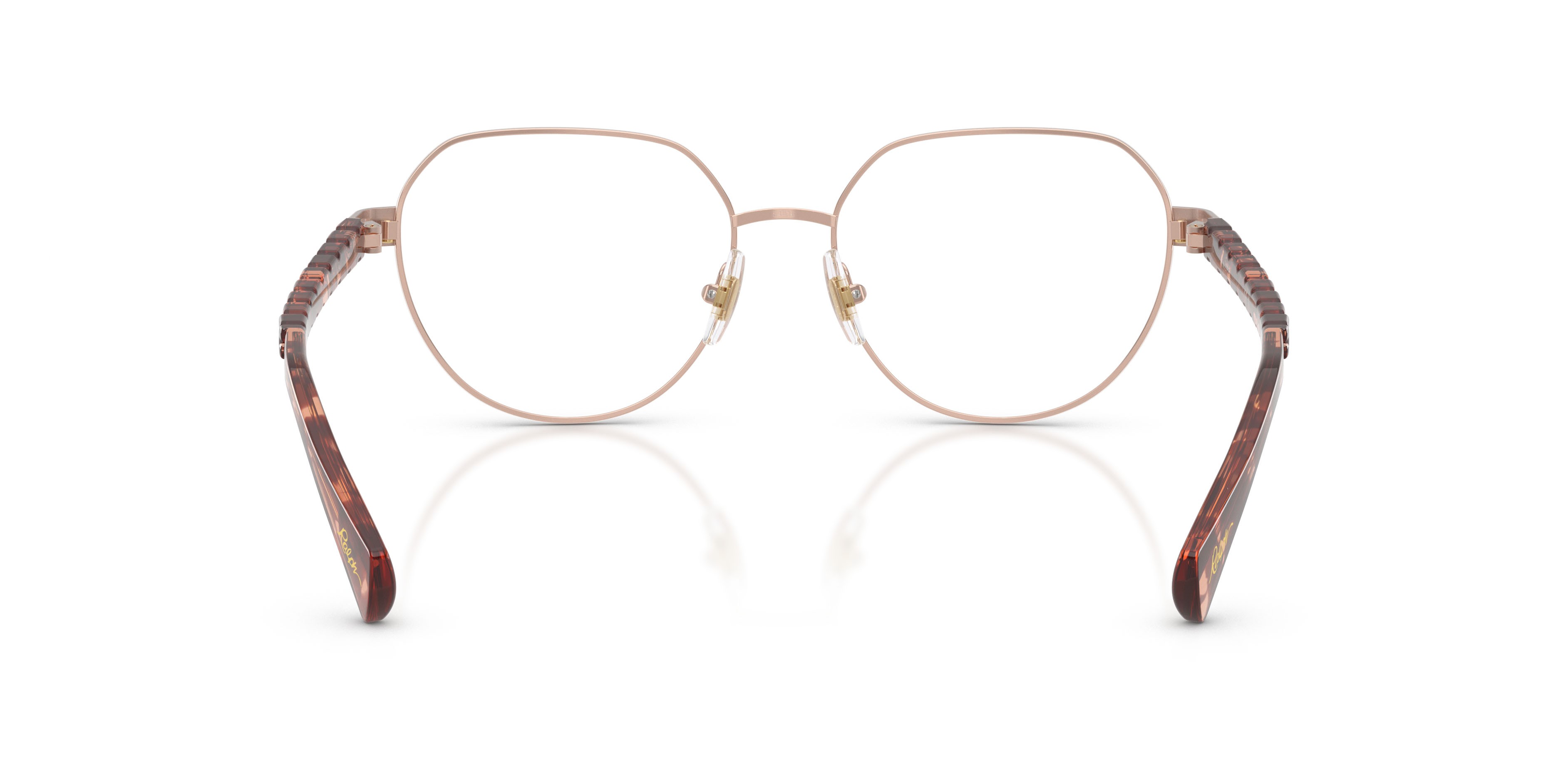 Eyeglasses Ralph RA 6065 (9427) color rose gold lucido shape irregular lenses lente demo