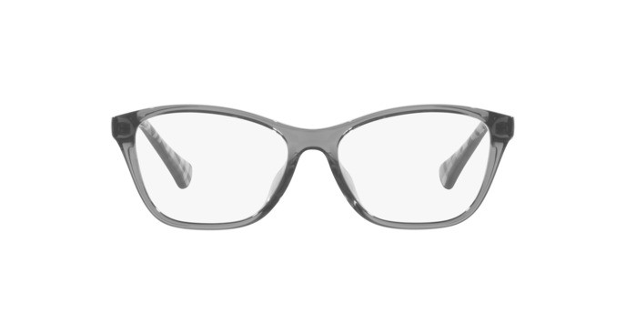Brillen Ralph RA 7144U (5799) farbe grigio trasparente lucido form quadratisch gläser lente demo
