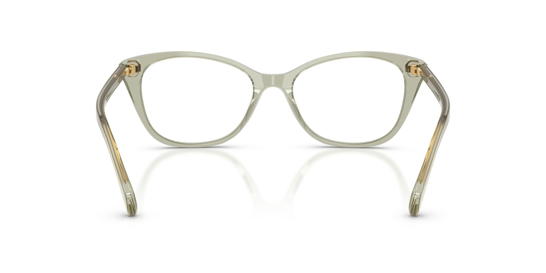 Eyeglasses Ralph RA 7146 (6279) color verde trasparente shape square lenses lente demo