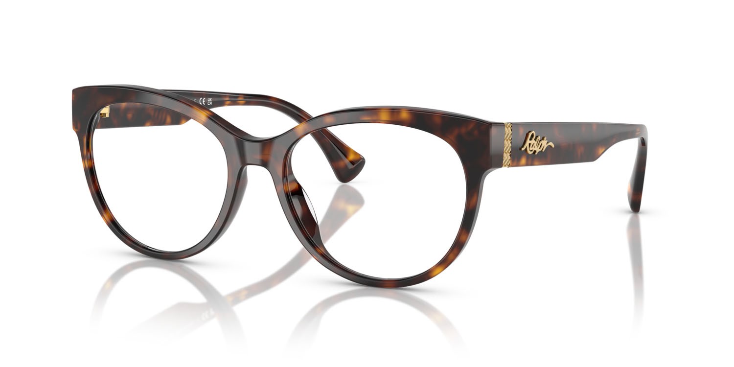 Eyeglasses Ralph RA 7173U (5003) color havana lucido shape pantos lenses lente demo
