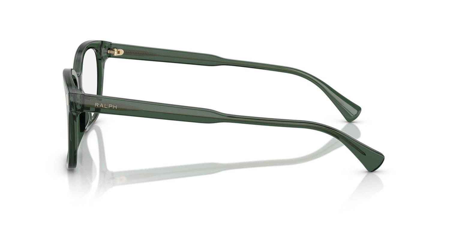 Occhiali da vista Ralph RA 7174U (6206) colore verde trasparente lucido forma rettangolare lenti lente demo