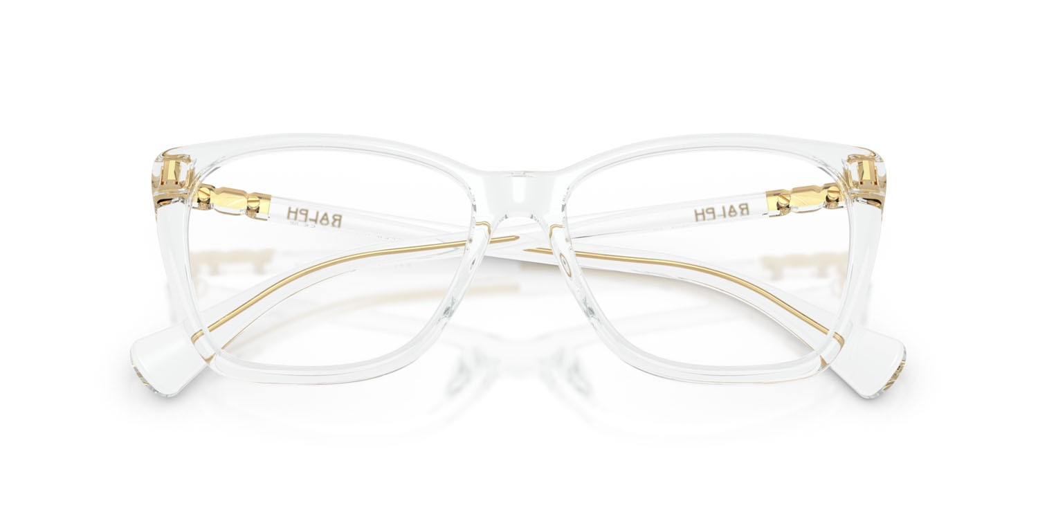Eyeglasses Ralph RA 7177U (5002) color crystal brillante shape butterfly lenses lente demo