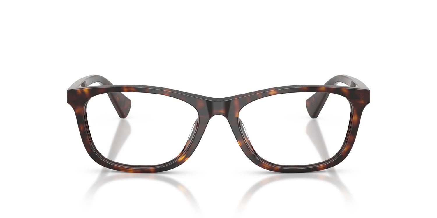 Occhiali da vista Ralph RA 7179U (5003) colore havana scuro lucido forma rettangolare lenti lente demo